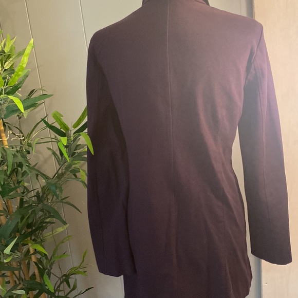 Eileen Fisher - purple sweater coat - size large - Picture 3 of 8